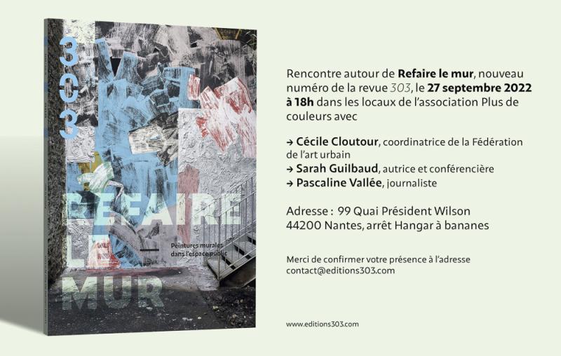 sarah guilbaud, street art, graffiti, balades, 303, revue 303, art urbain, nantes